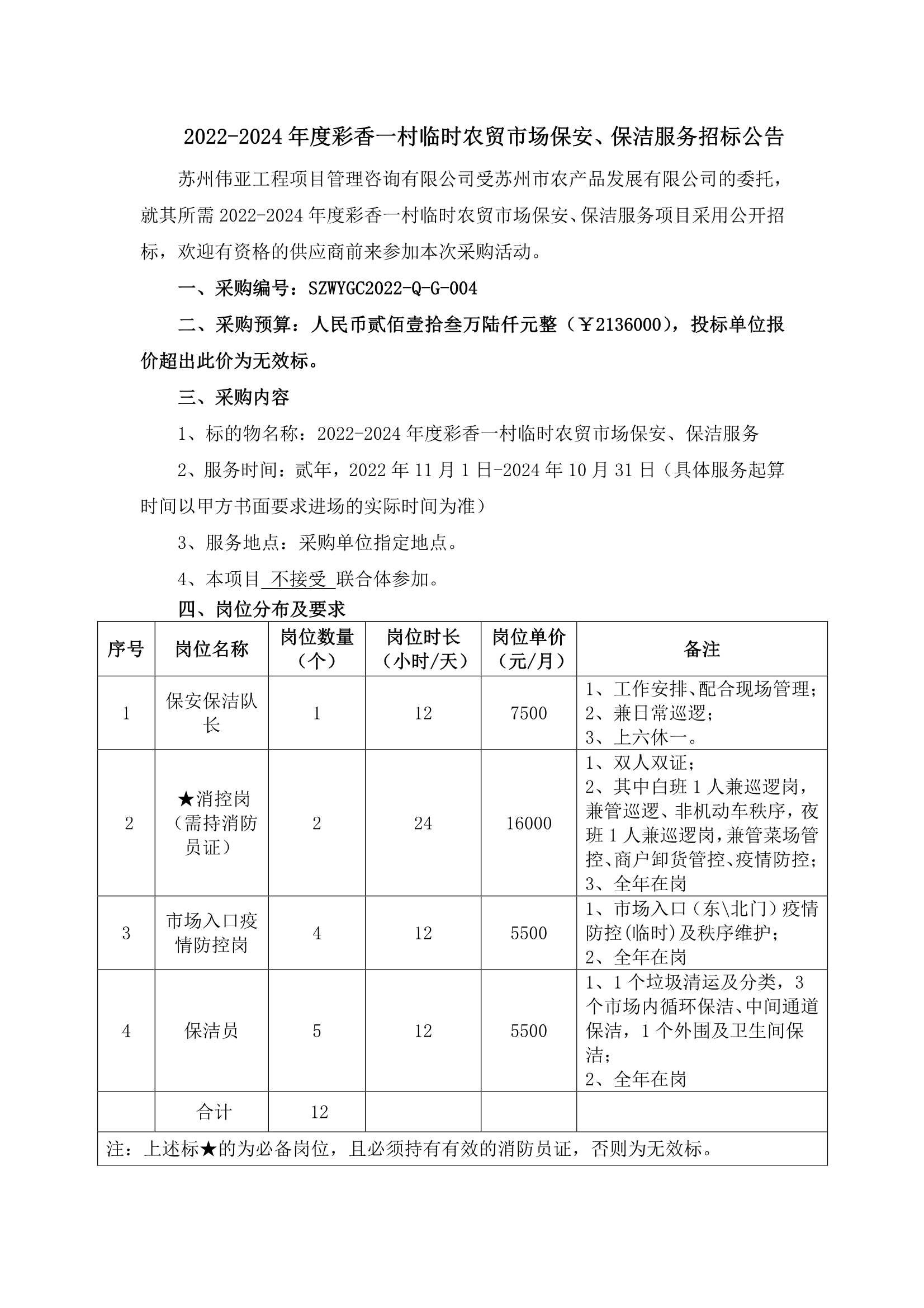 2022-2024年度彩香一村臨時農(nóng)貿(mào)市場保安、保潔服務(wù)招標(biāo)公告_1.Png